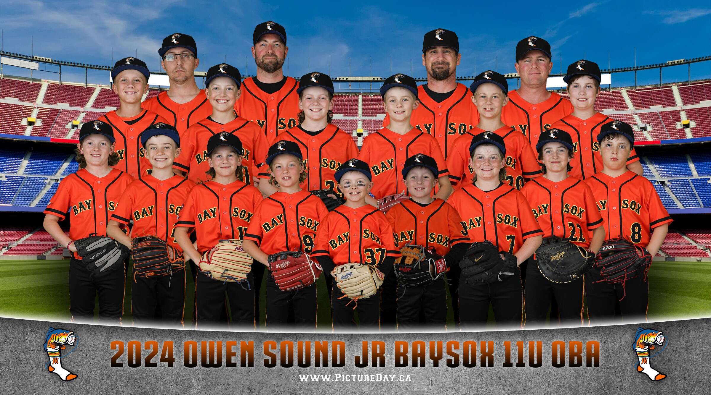 11U Jr Baysox Team Photo